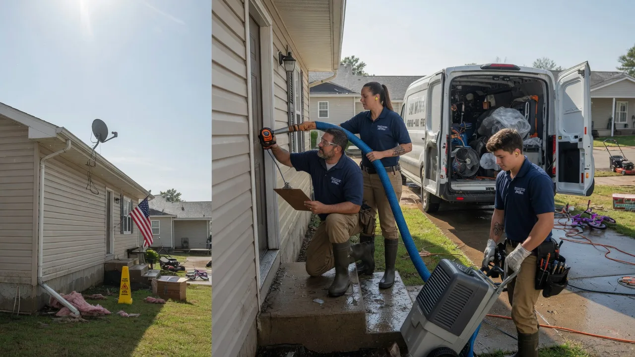Ceiling Water Damage Restoration in Clay City, IL near me